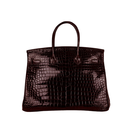 Everyday-Luxe Structured Carryall 35 Crocodile Bordeaux Bag - view 2