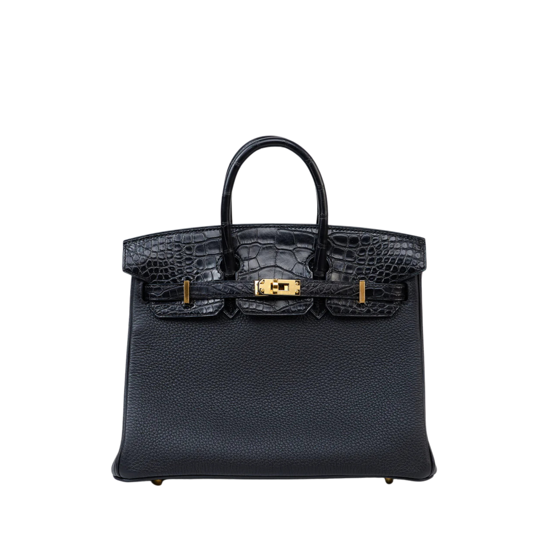 Sophisticated Structured Carryall Black Bag