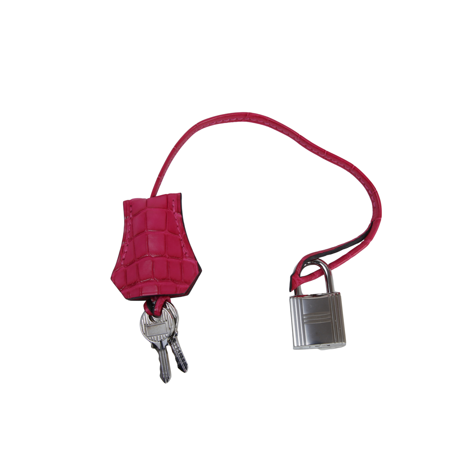 Detailed Structured Carryall Framboise Pink Bag - view 2