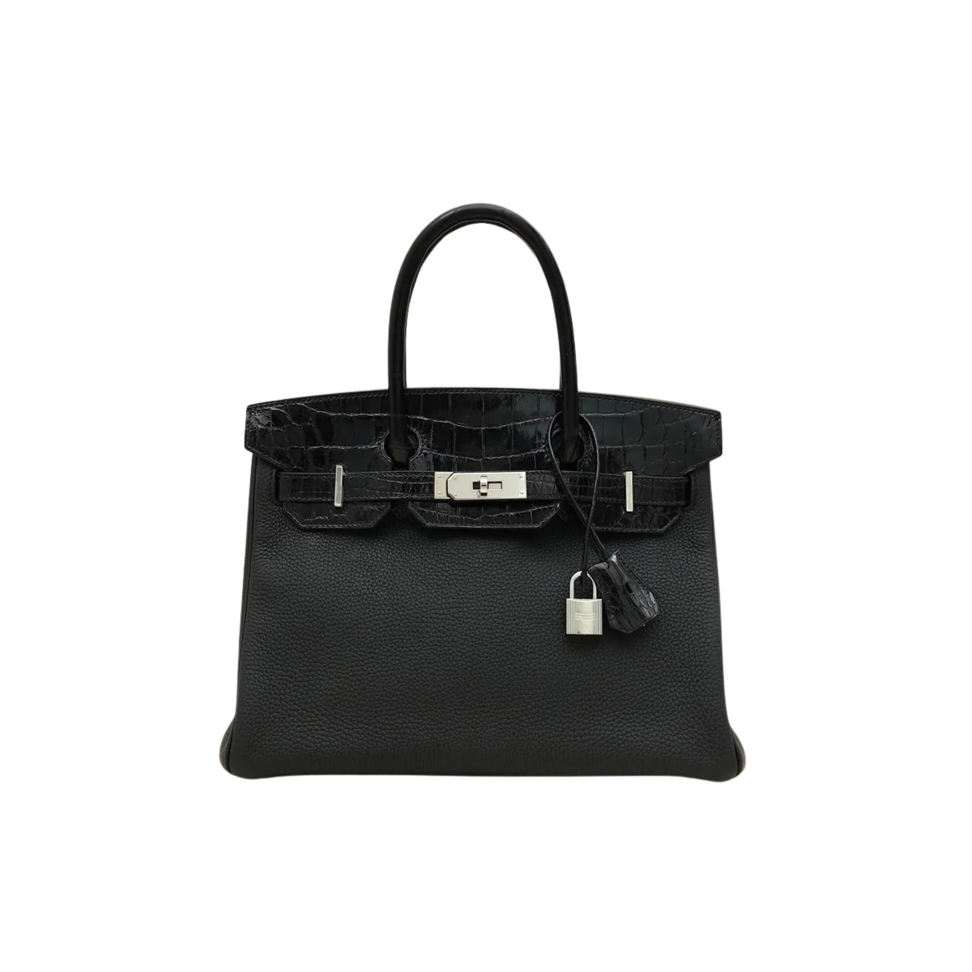 Clean-Finish Structured Carryall Si Er Lock Bag
