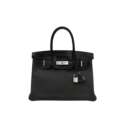 Clean-Finish Structured Carryall Si Er Lock Bag