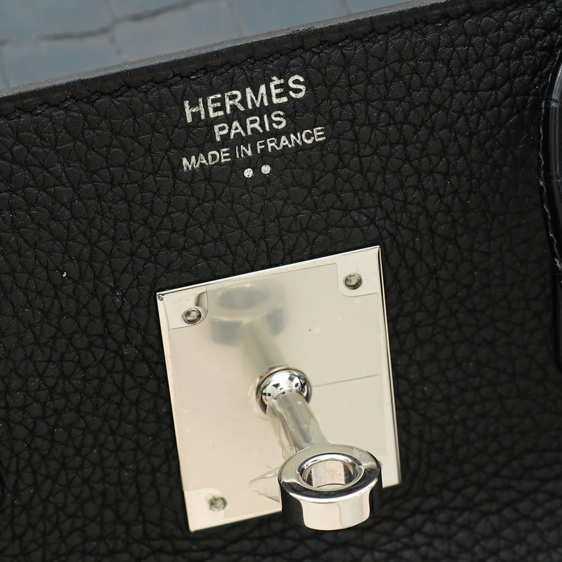 Elegant Structured Carryall Black Matte Bag - view 4