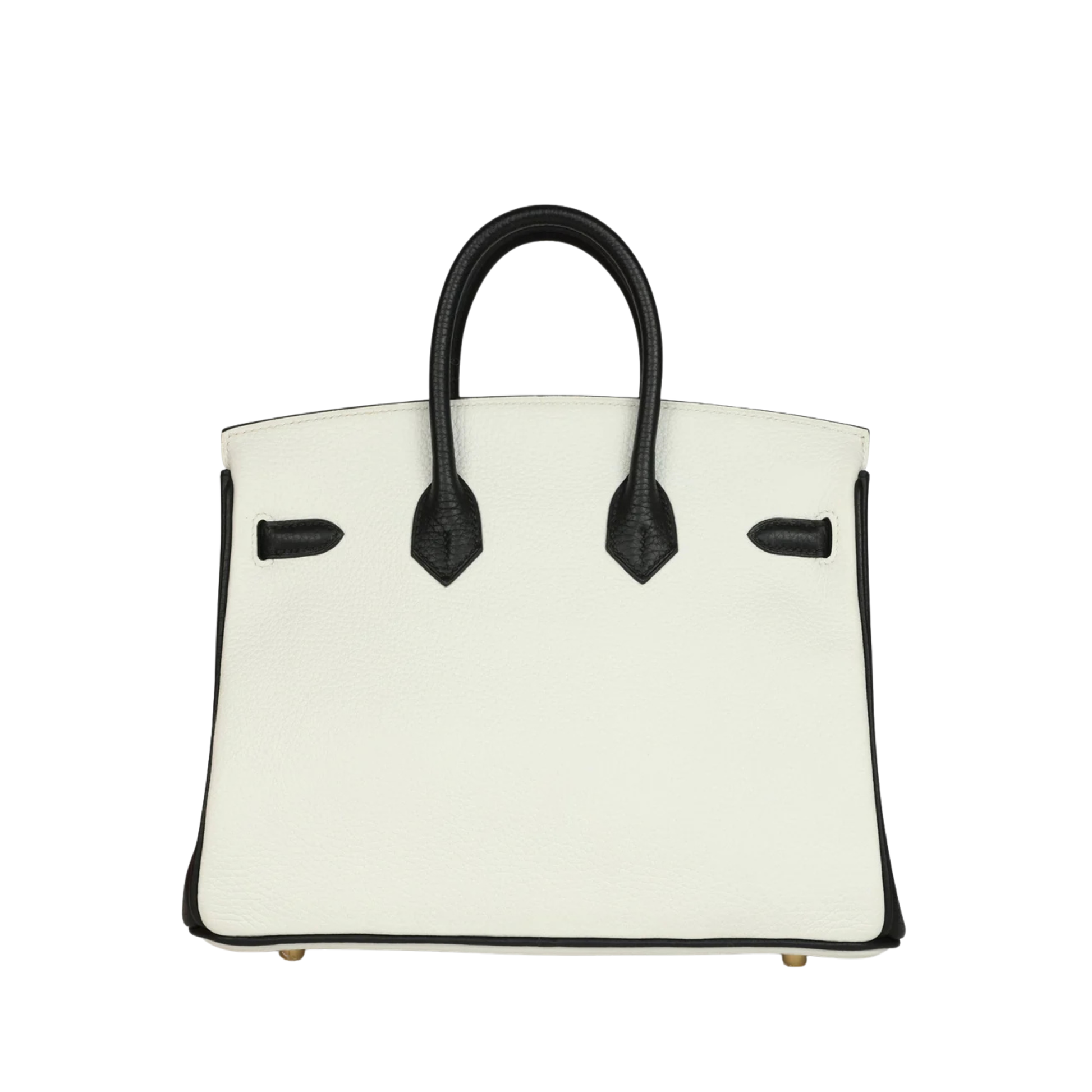 Dressy Structured Carryall White Black Touch Bag - view 2