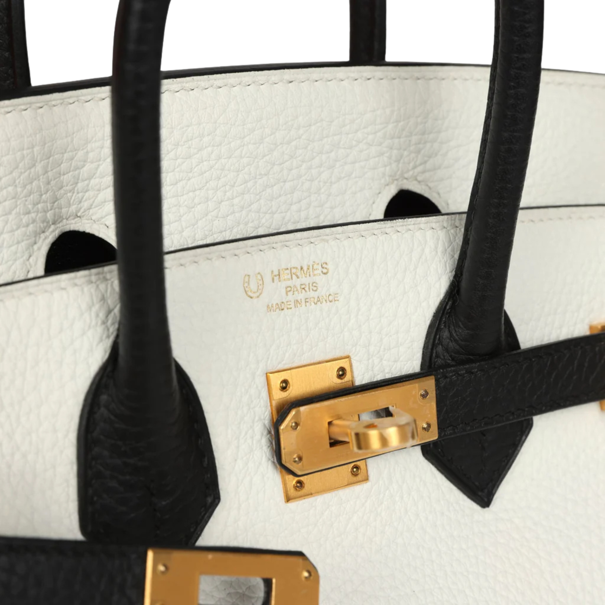 Dressy Structured Carryall White Black Touch Bag - view 3