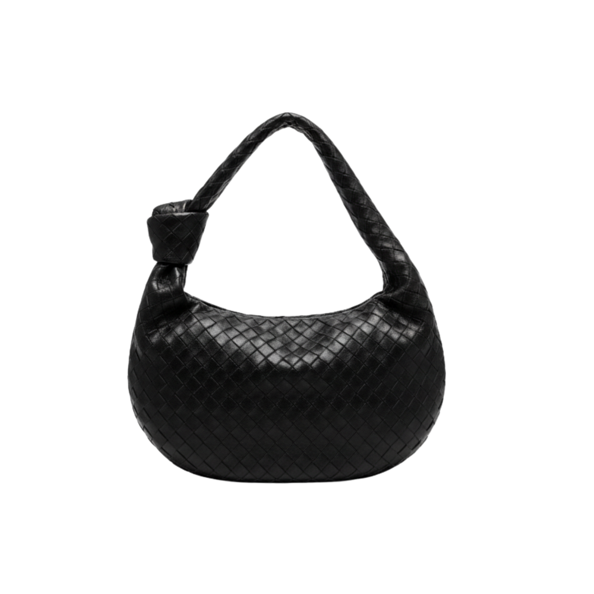 Premium-Look Medium Veneta Hobo Intrecciato Bag