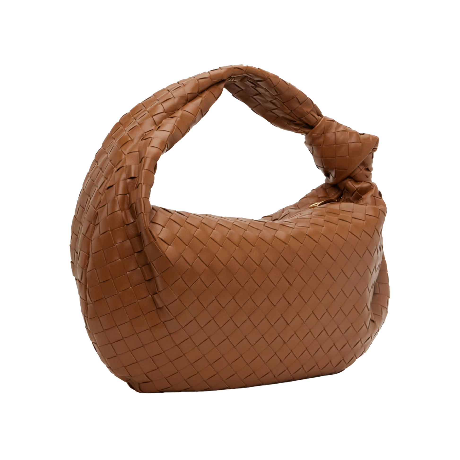 Polished Medium Veneta Hobo Intrecciato Bag - view 3