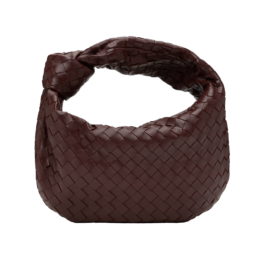 Premium-Look Small Jodie Intrecciato Leather Fondant Bag