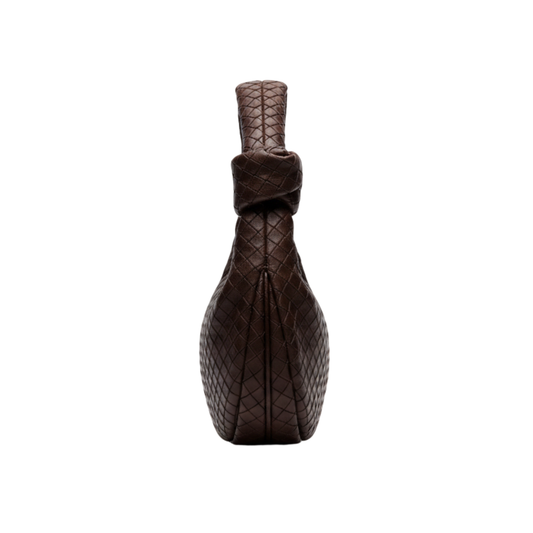 Premium-Look Small Jodie Intrecciato Leather Fondant Bag - view 2