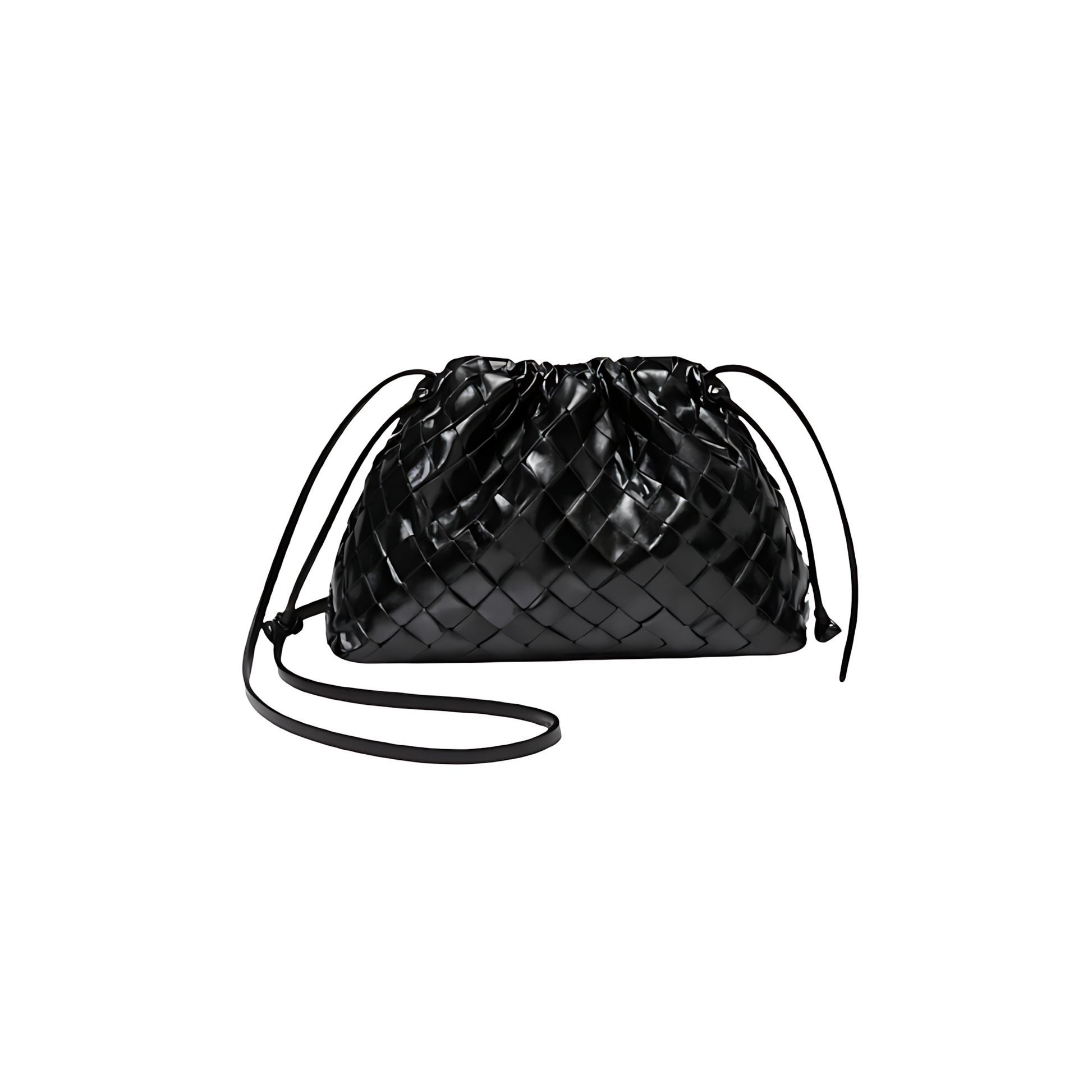 Sharp Intrecciato Leather Mini Bag