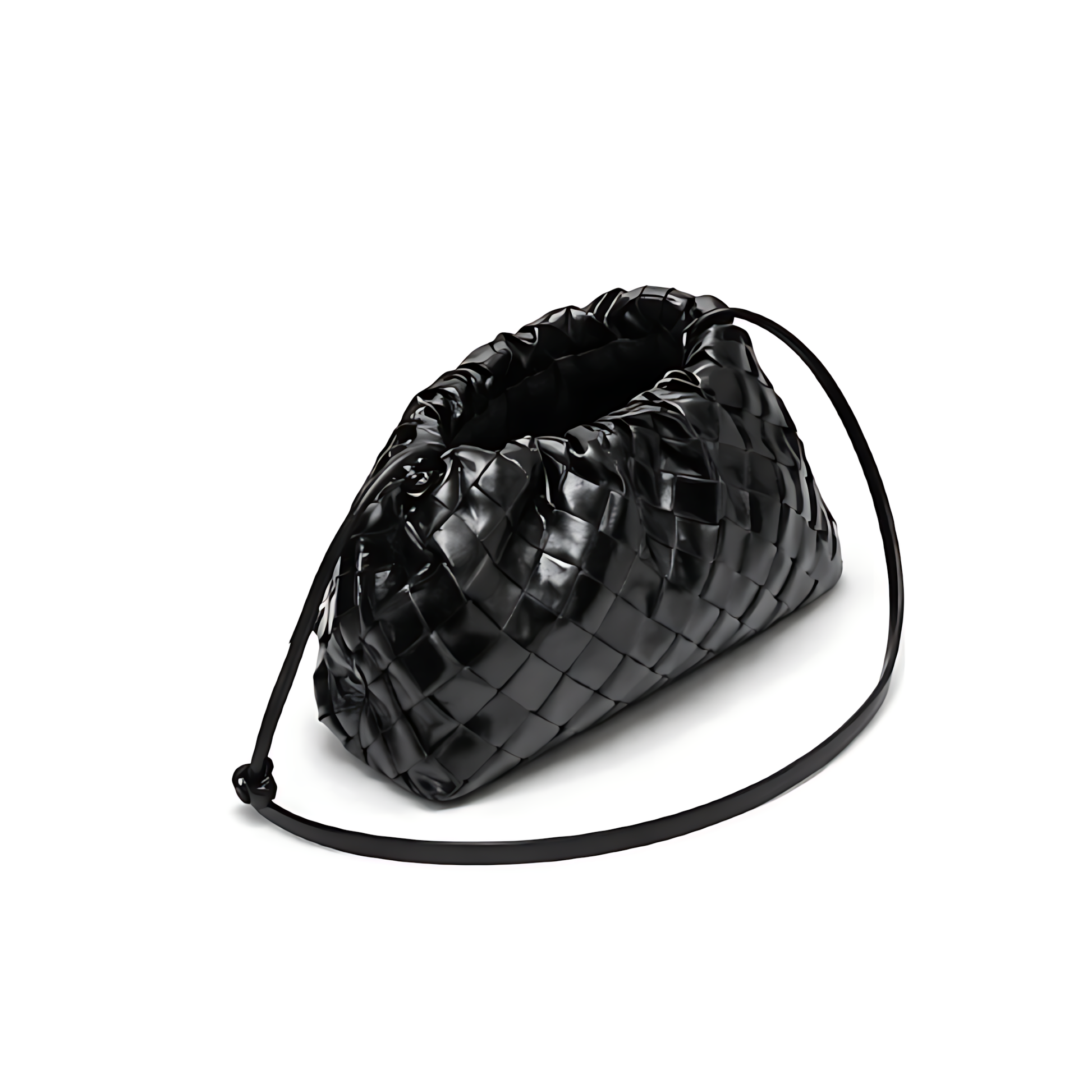Sharp Intrecciato Leather Mini Bag - view 3
