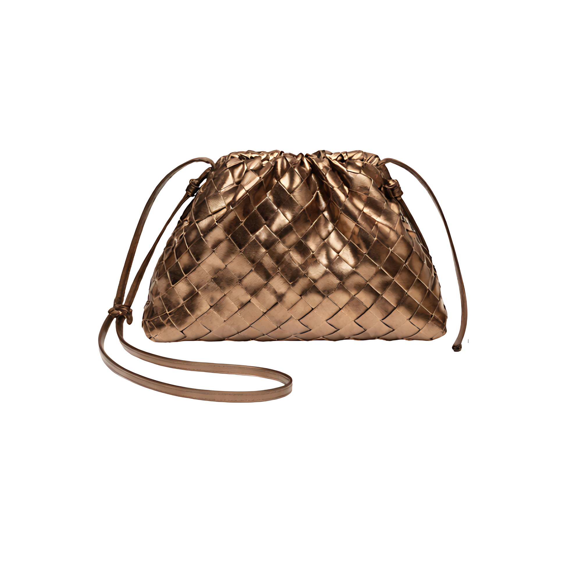Sophisticated Intrecciato Leather Mini Bag - view 2