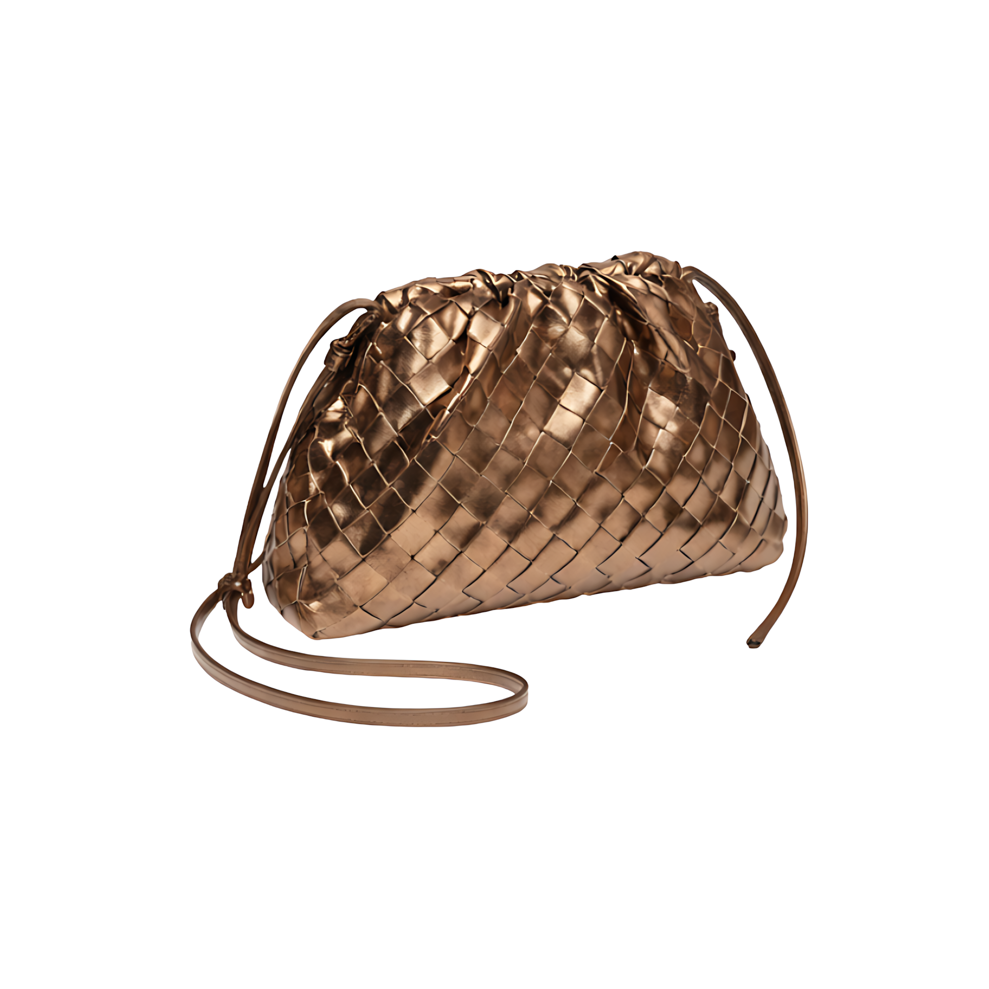 Sophisticated Intrecciato Leather Mini Bag