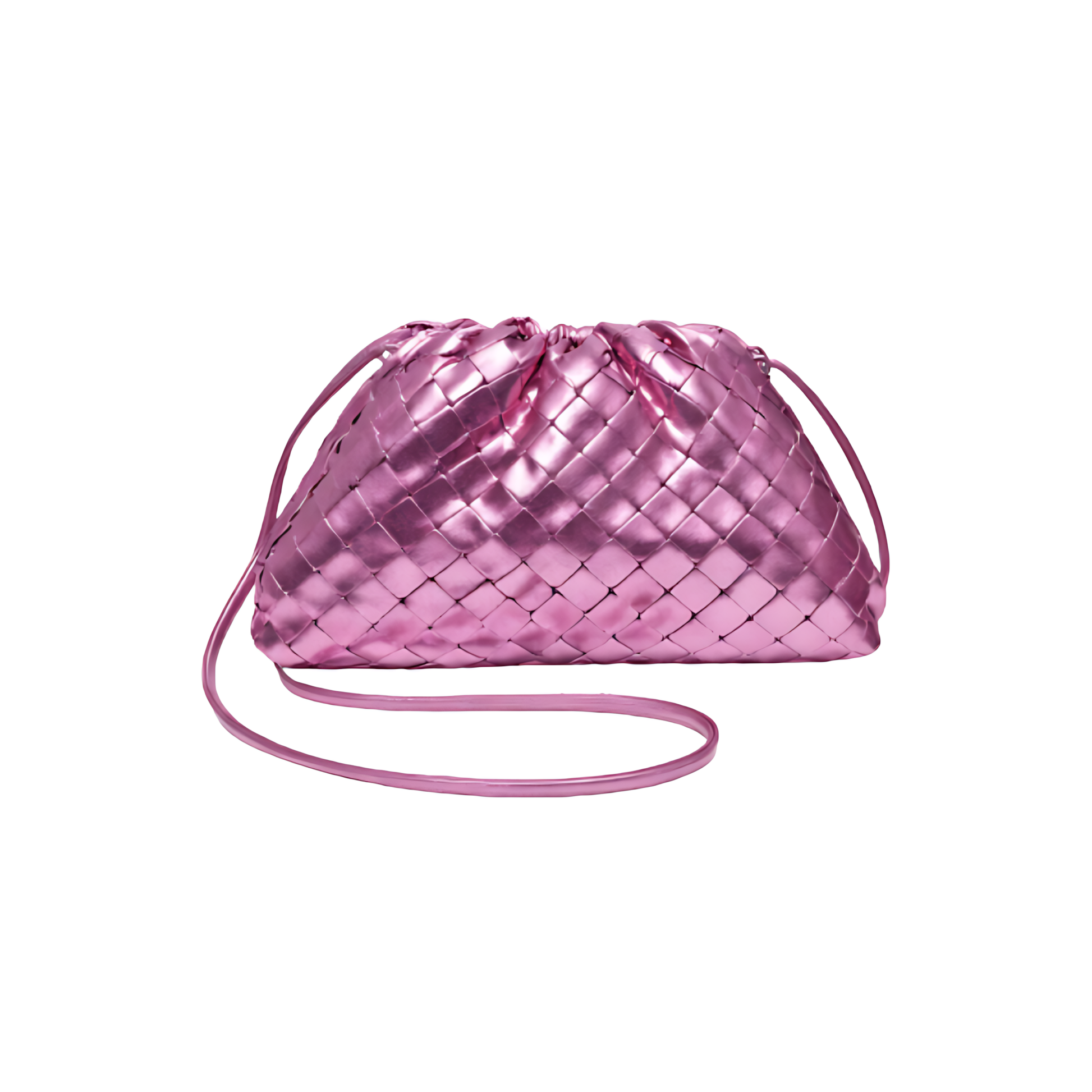 Polished Intrecciato Leather Mini Bag - view 3