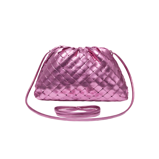 Polished Intrecciato Leather Mini Bag