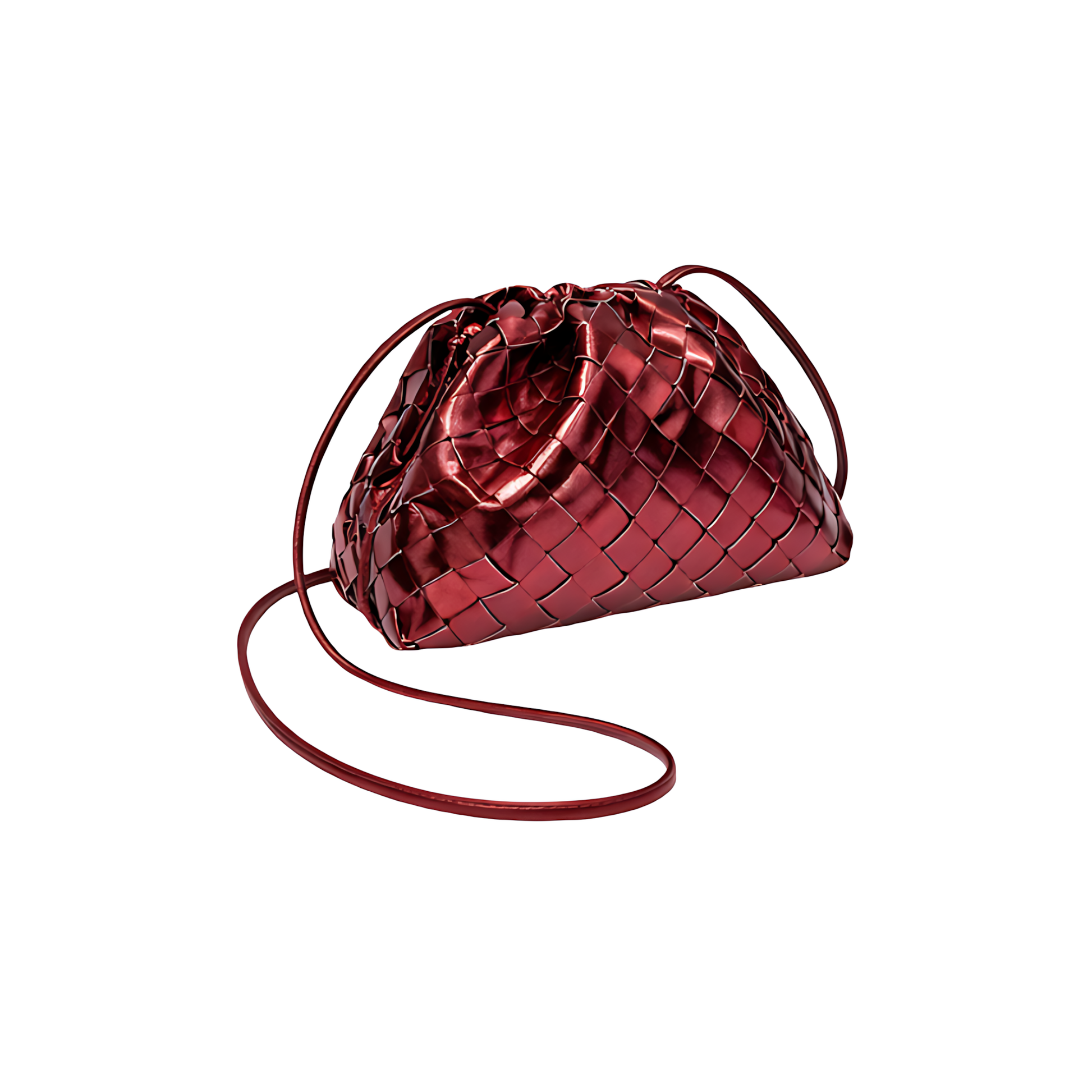 Minimal-Luxe Intrecciato Leather Mini Bag - view 2