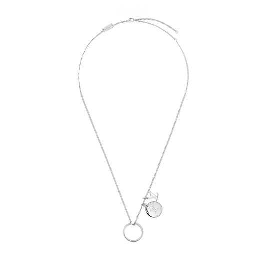 Polished Monogram Charms Necklace