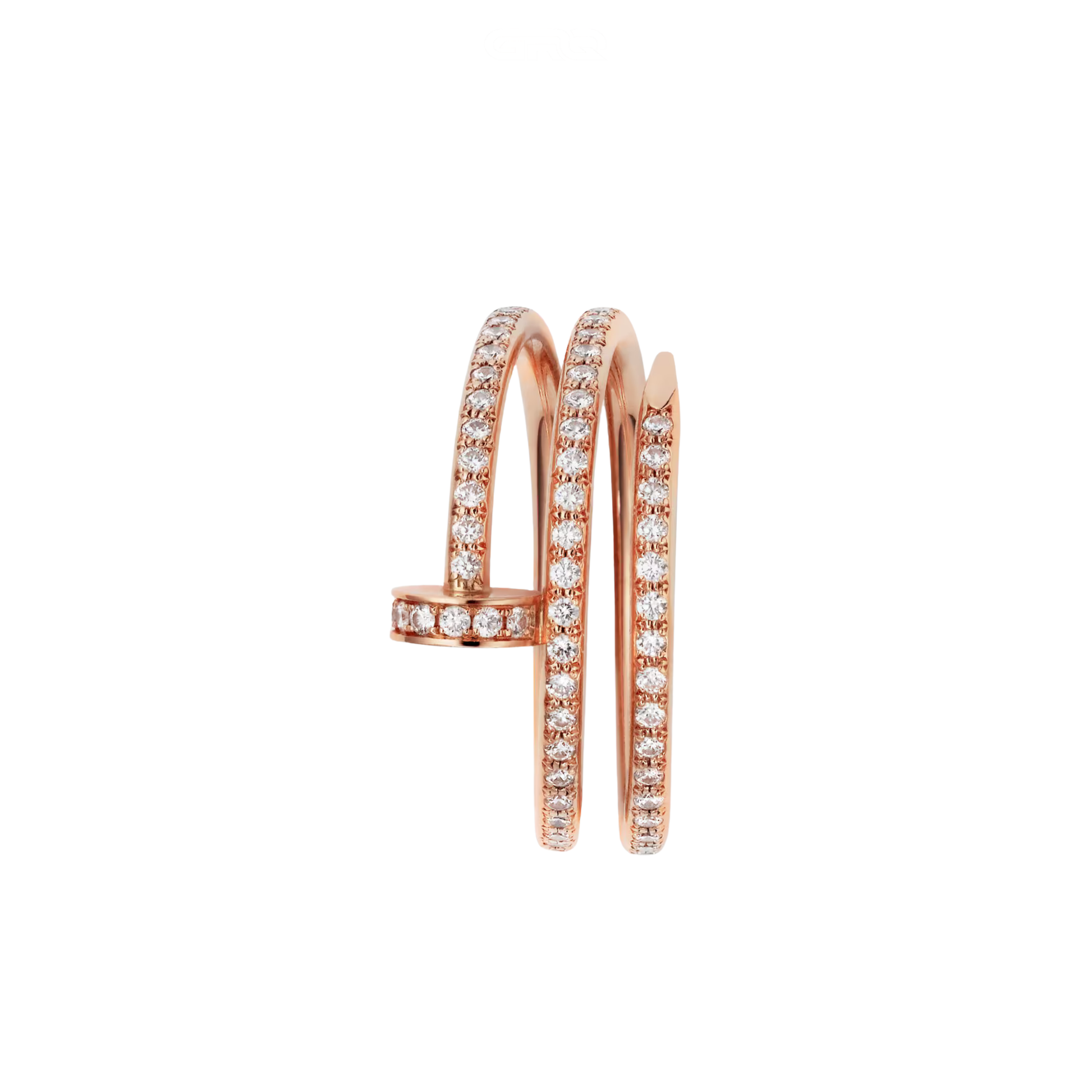 Statement Juste Un Clou Diamond Ring - view 3
