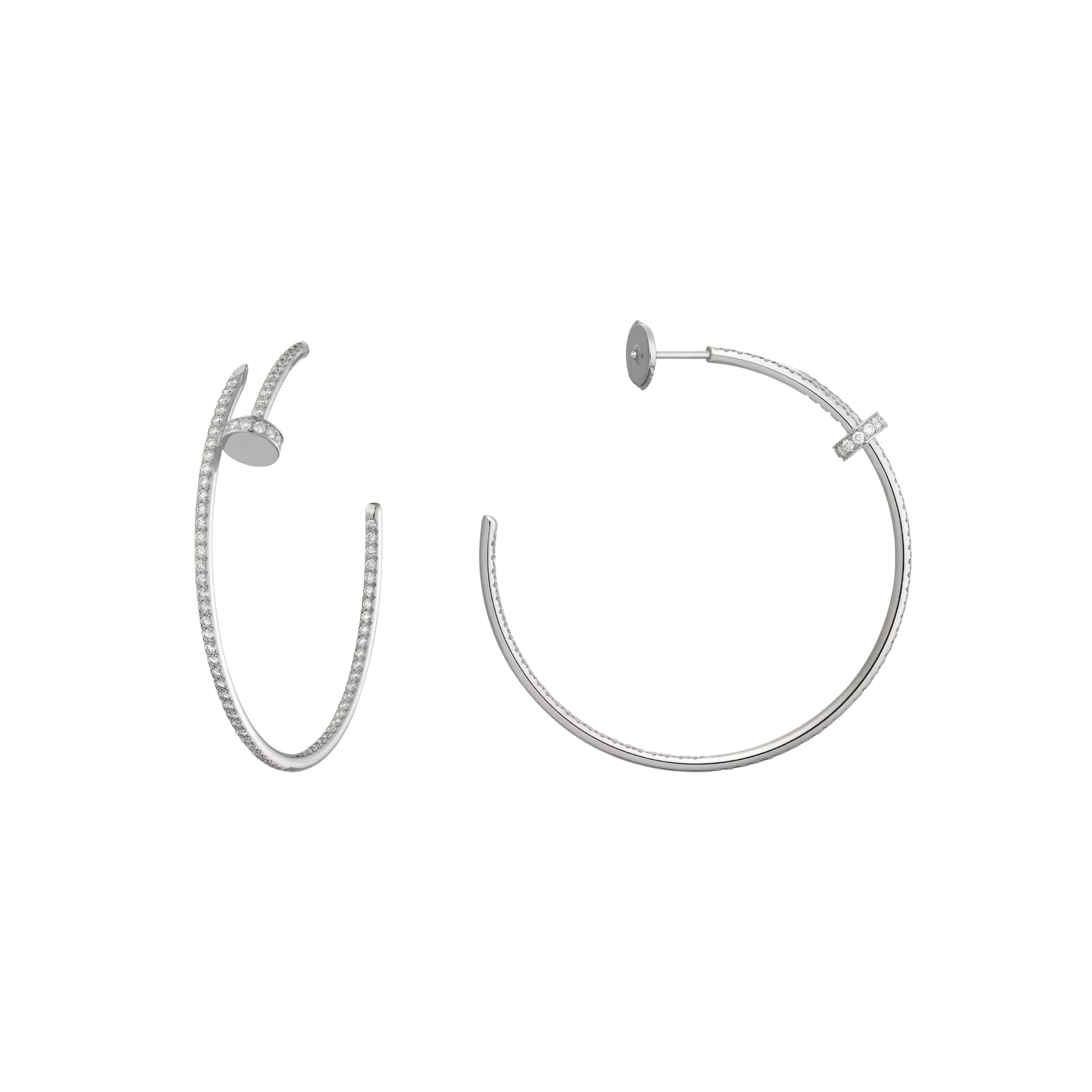 Premium-Look Juste Un Clou Hoop Earring - view 6