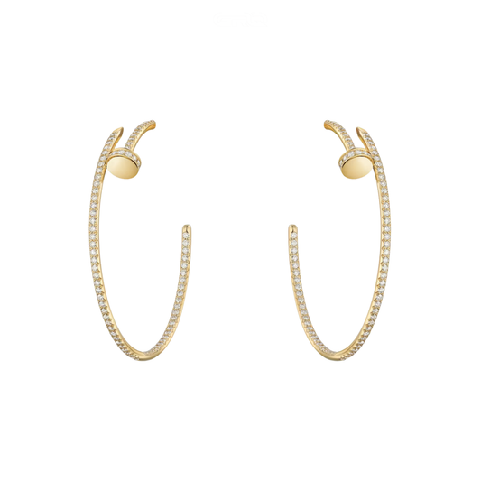 Premium-Look Juste Un Clou Hoop Earring