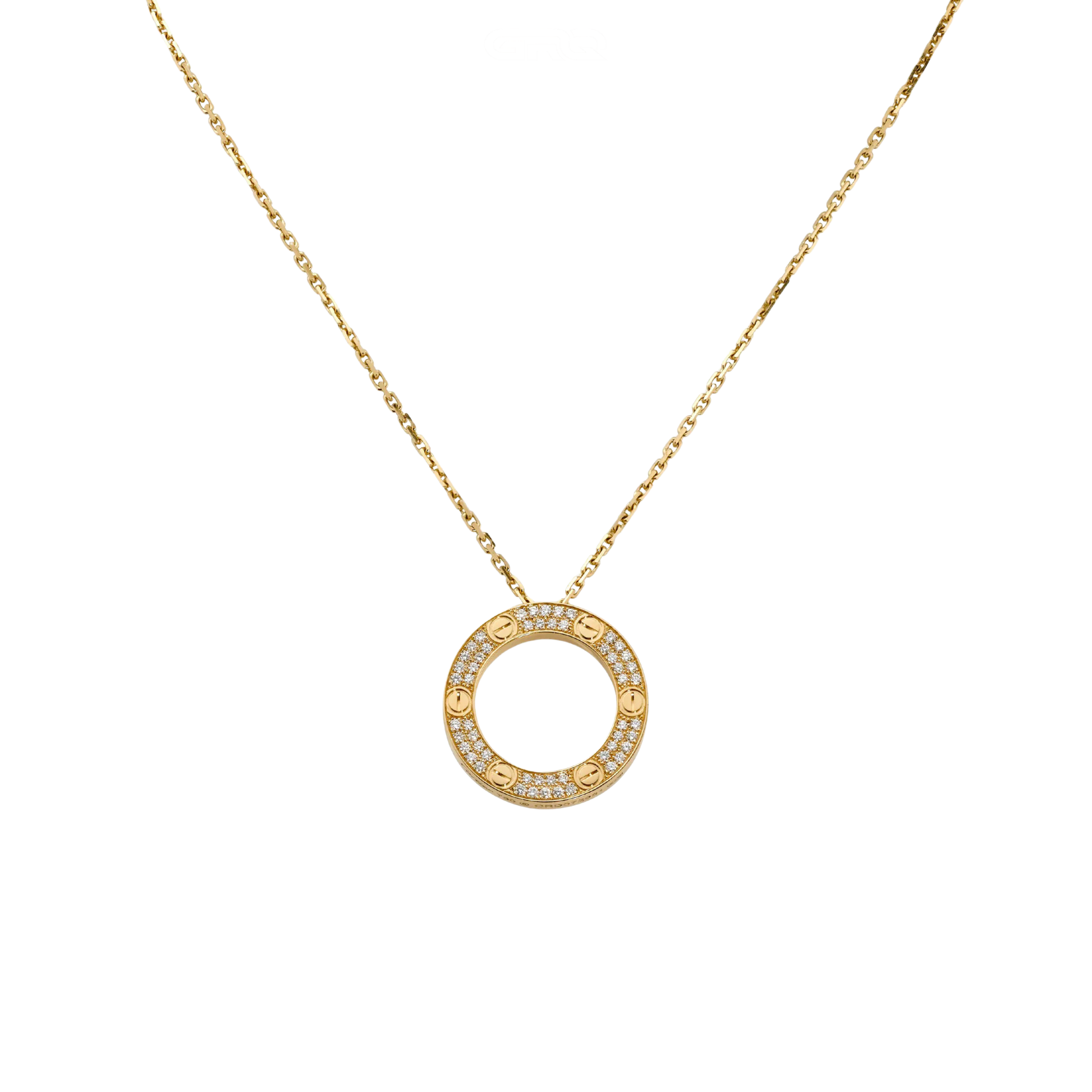 Refined Love Pendant Paved Necklace - view 5
