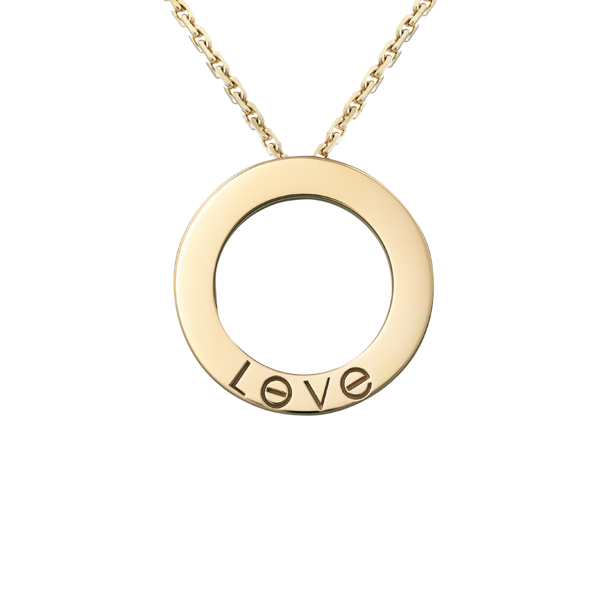 Refined Love Pendant Paved Necklace - view 7