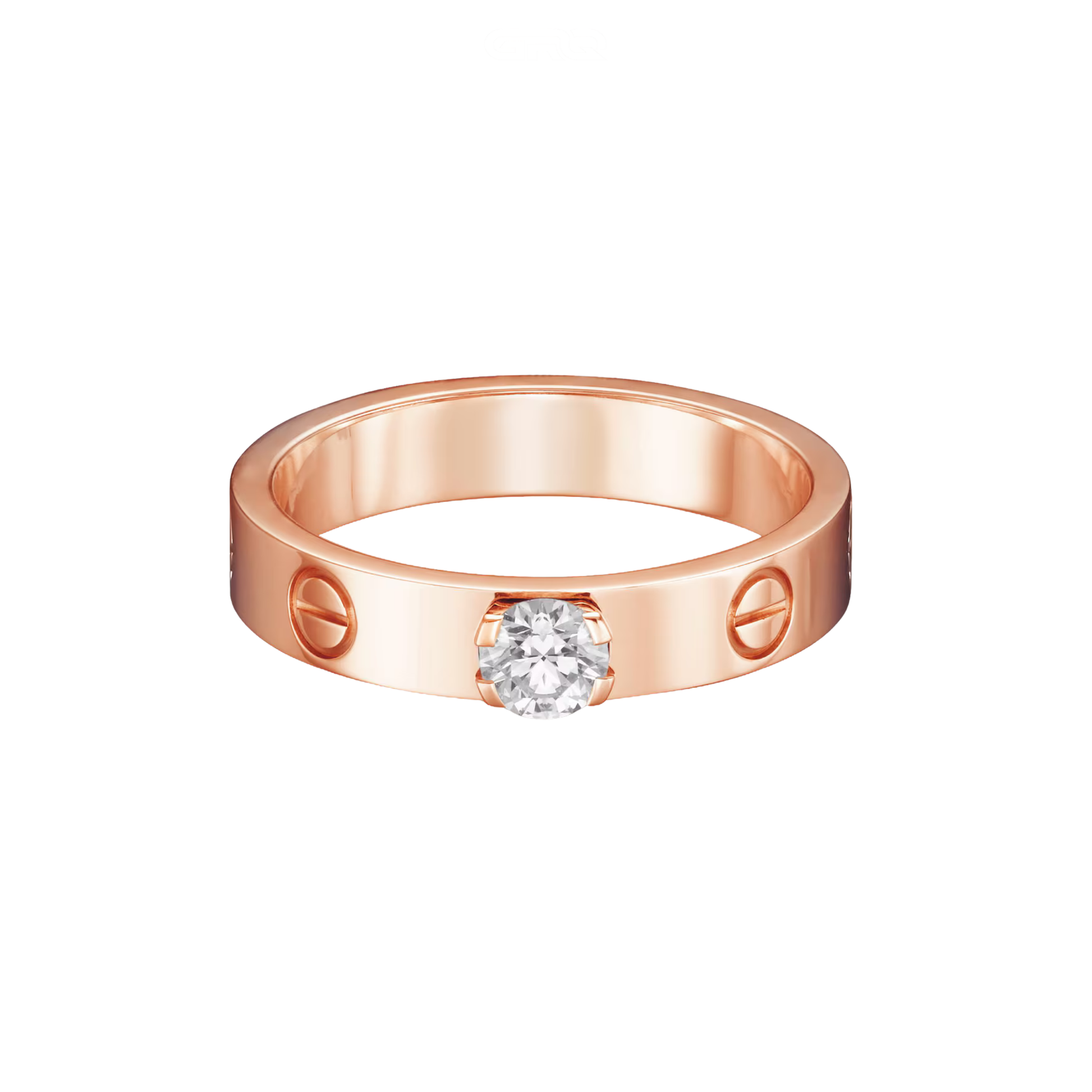 Elegant Solitaire Ring Gold - view 2