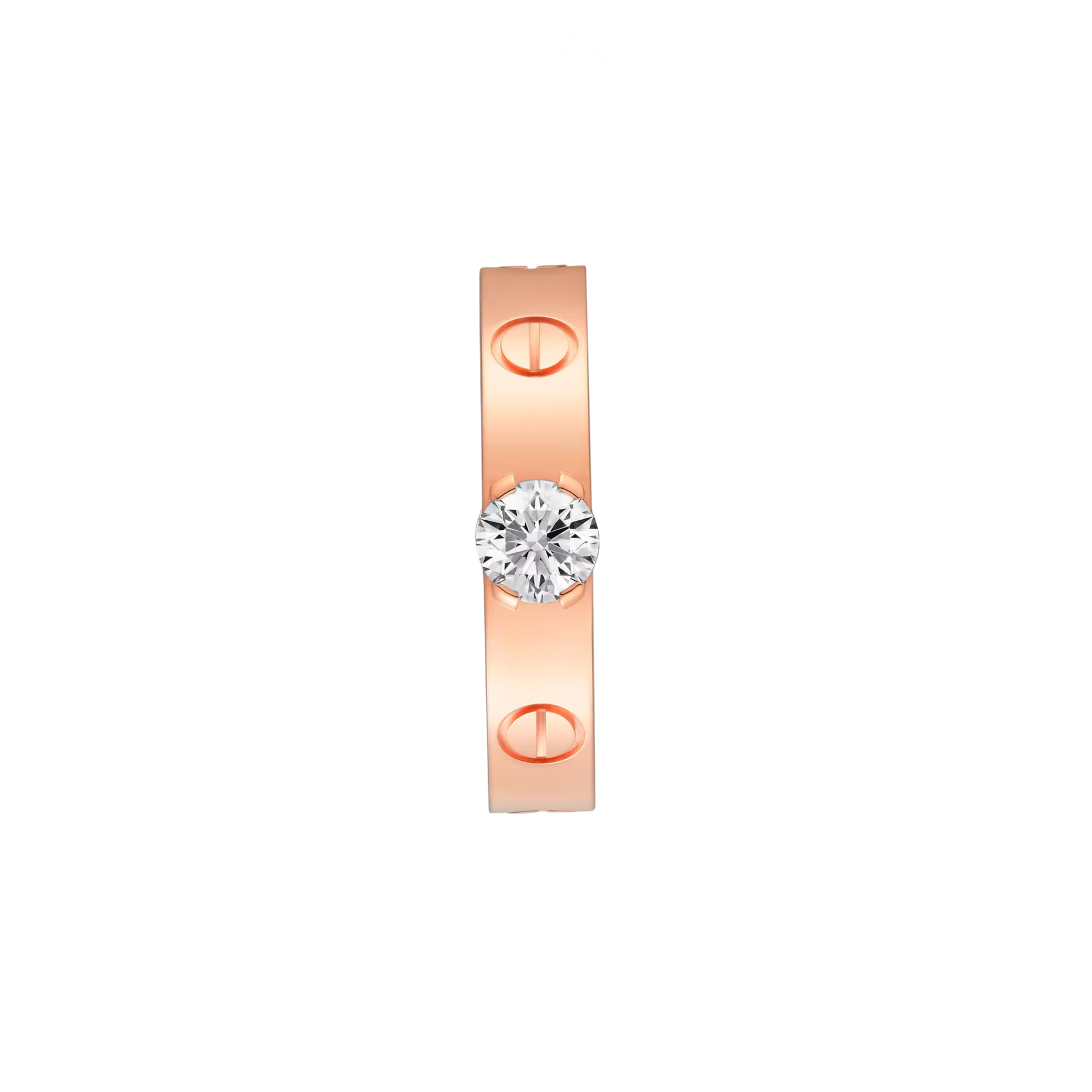 Elegant Solitaire Ring Gold - view 3