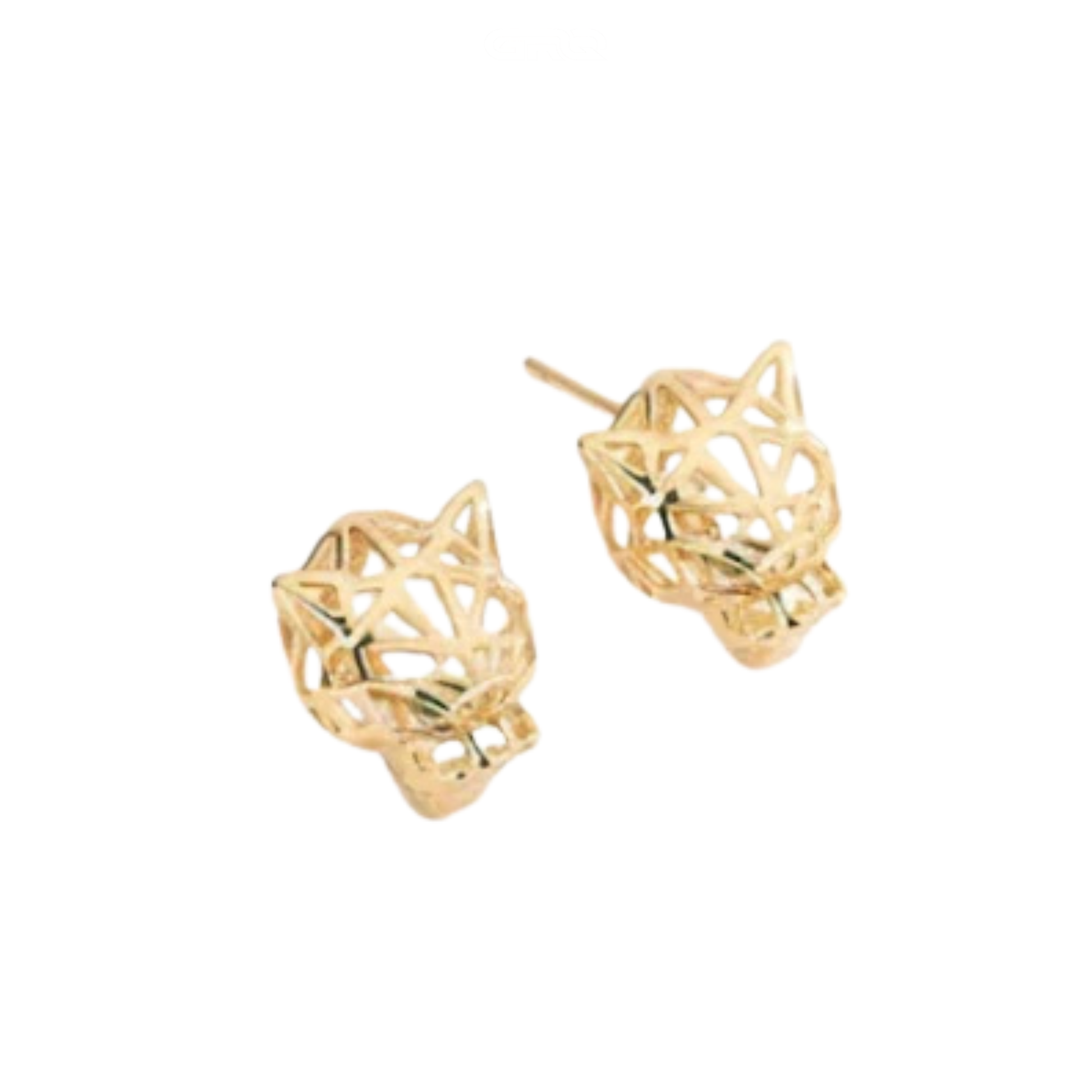Minimal-Luxe Panther Stud Earrings