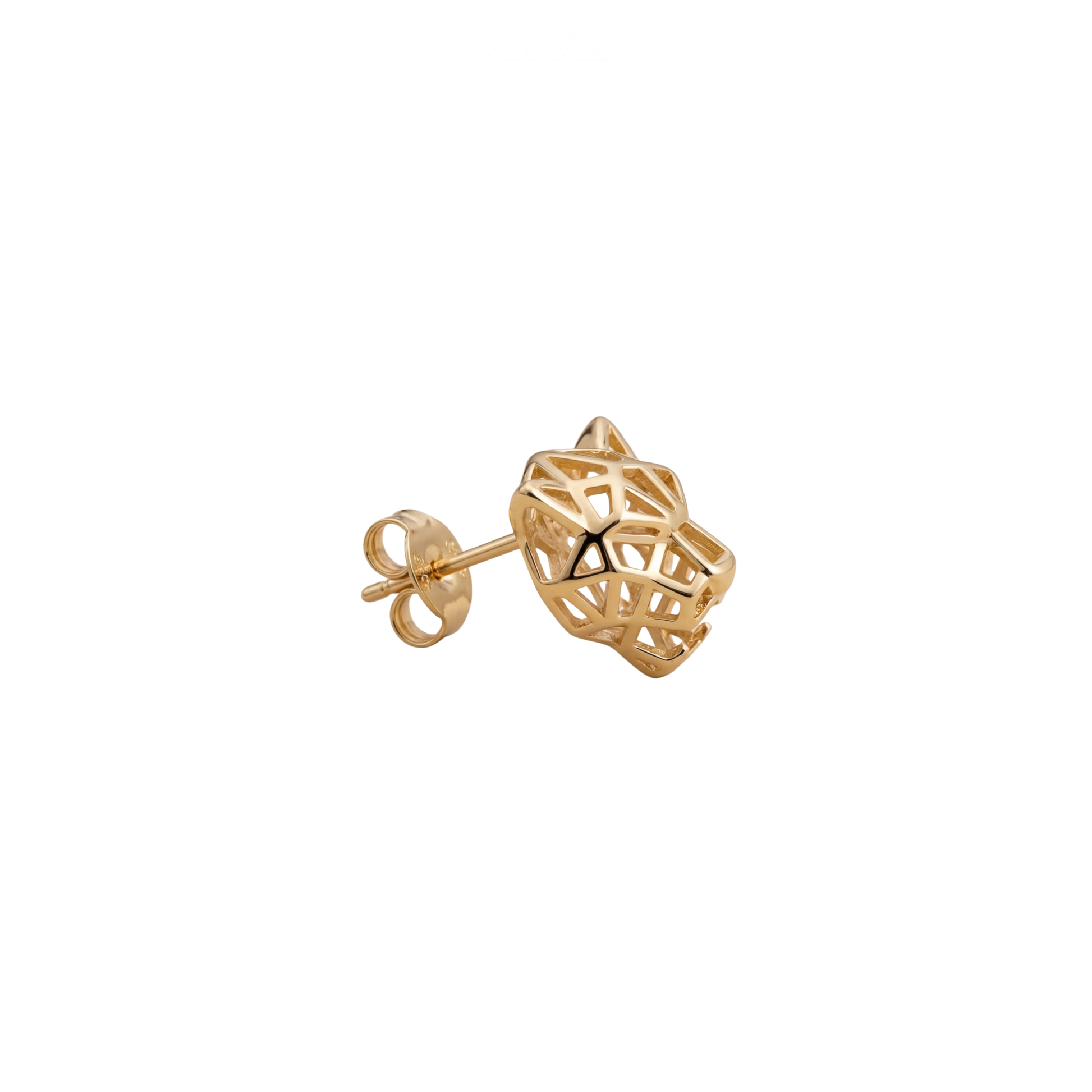 Minimal-Luxe Panther Stud Earrings - view 3