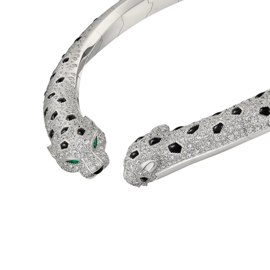 Everyday-Luxe Panther Bracelet Necklace Set - view 2