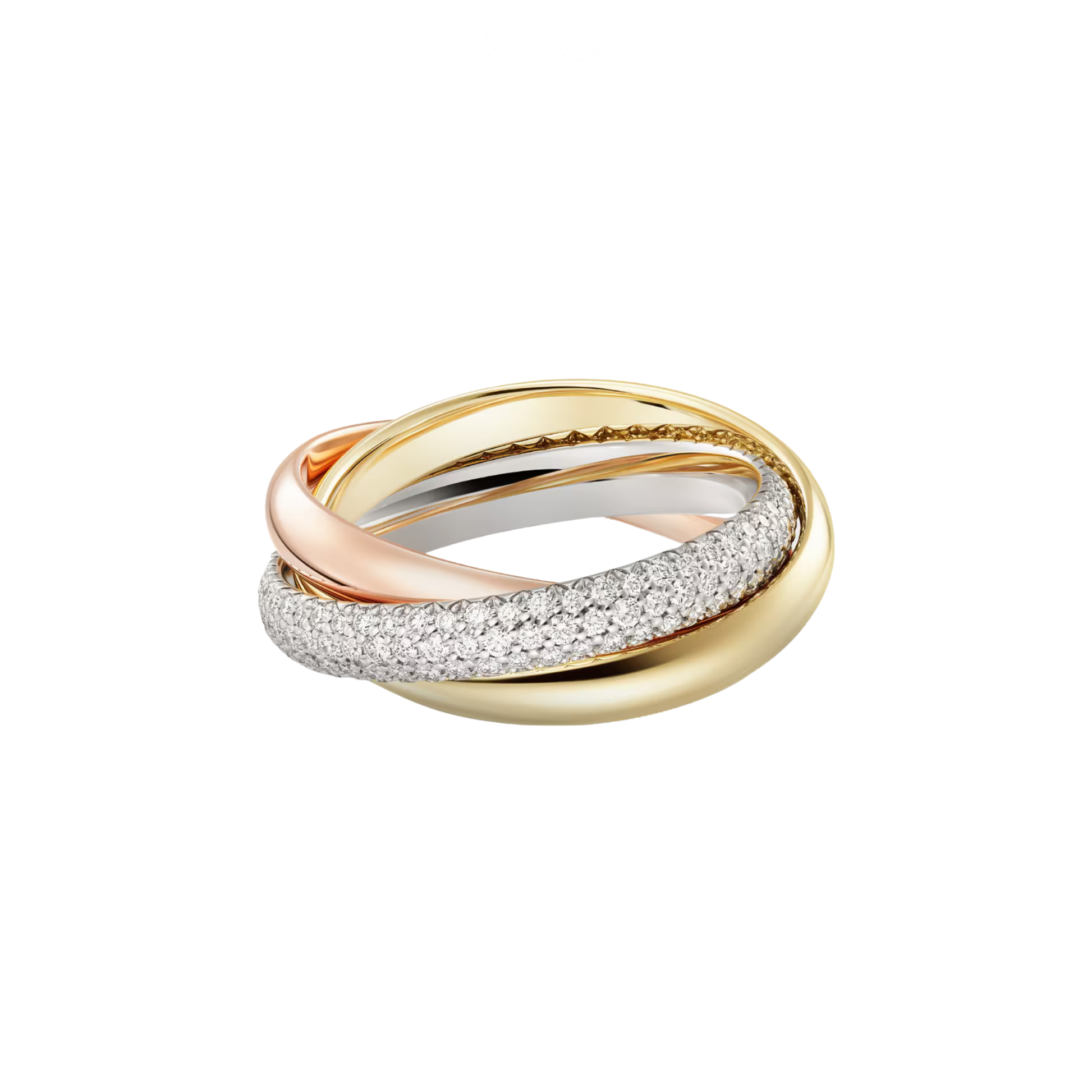 Minimal-Luxe Trinity Ring Classic Model