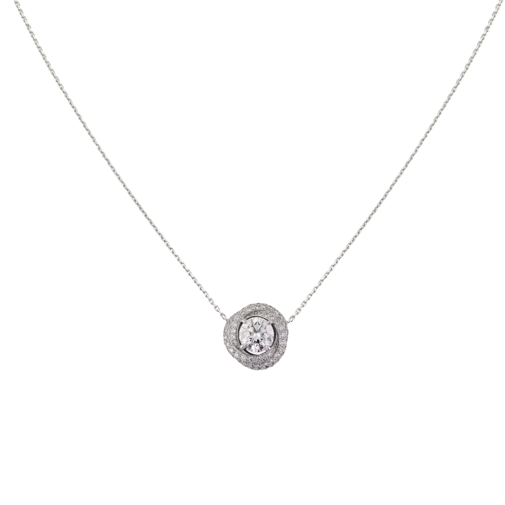 Sharp Trinity Ruban Necklace