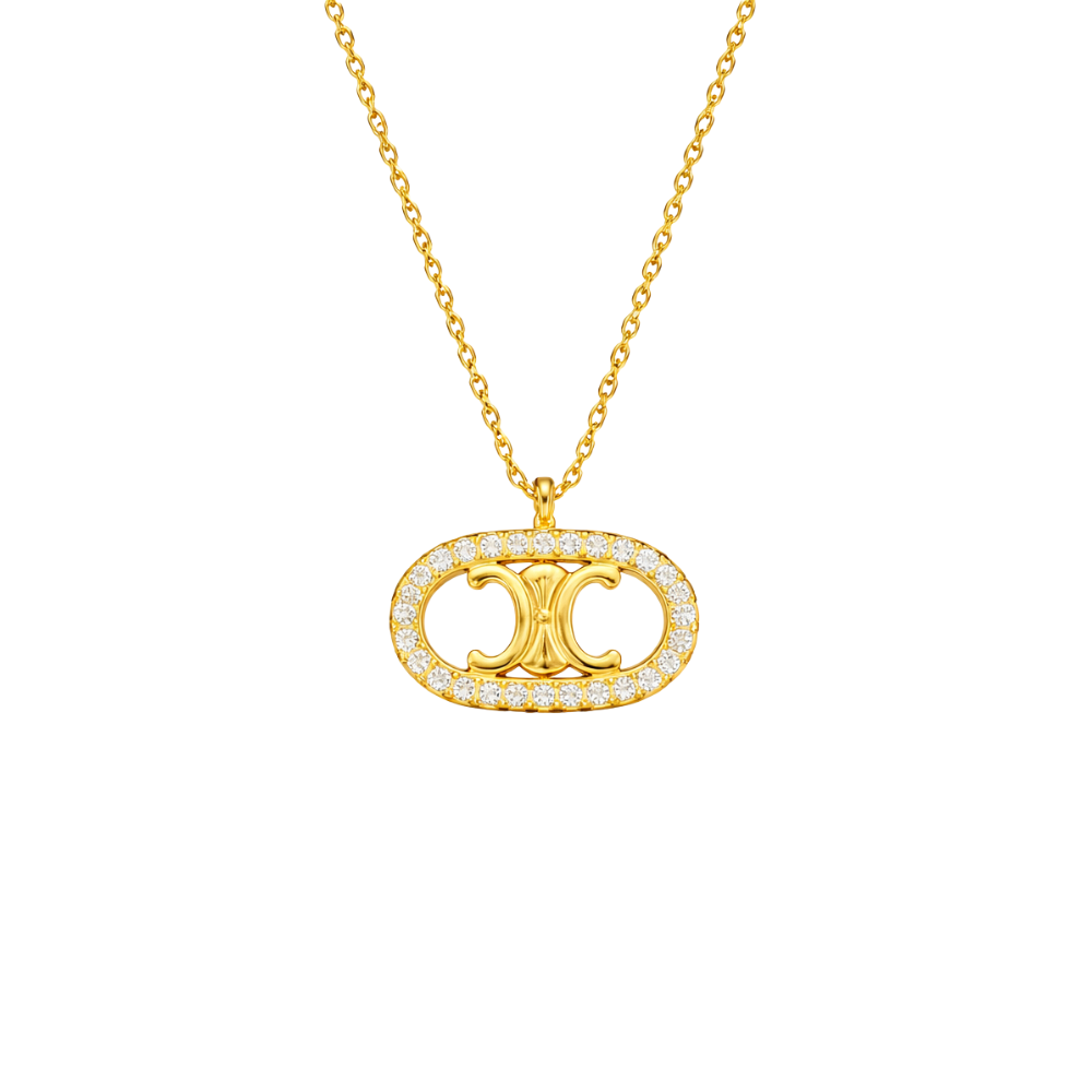 Timeless Frosted Hoops Enamel Brass Gold Finish - view 2