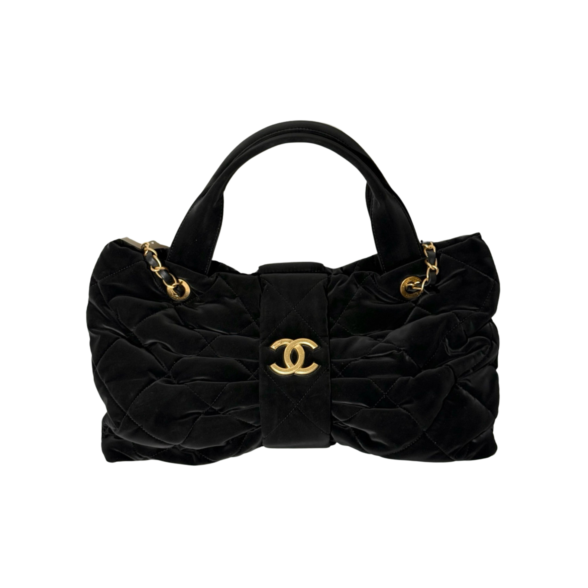 Everyday-Luxe Bow Black Bag