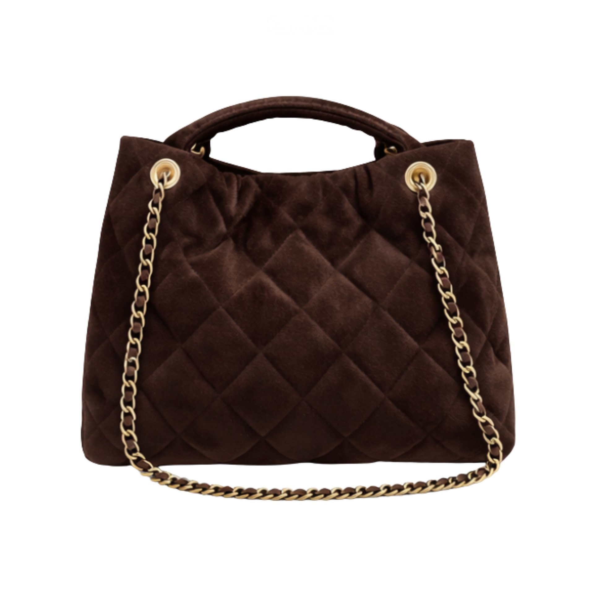 Statement Bow Dark Brown Bag - view 3
