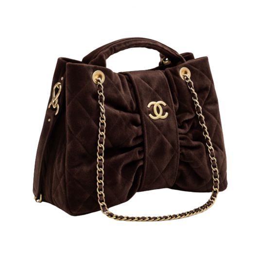 Statement Bow Dark Brown Bag - view 2