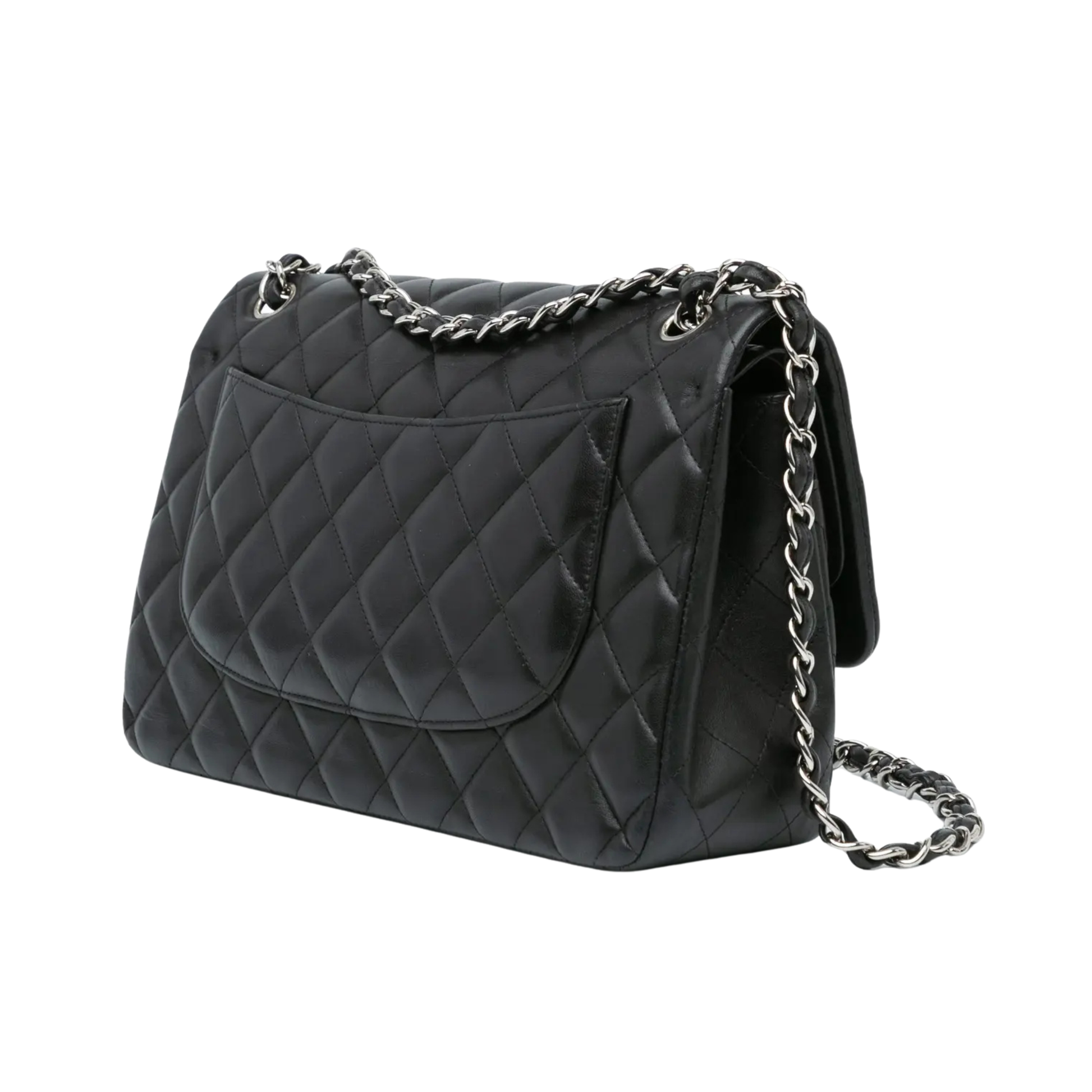 Clean-Finish Classic Double Fl Lambskin Bag - view 2