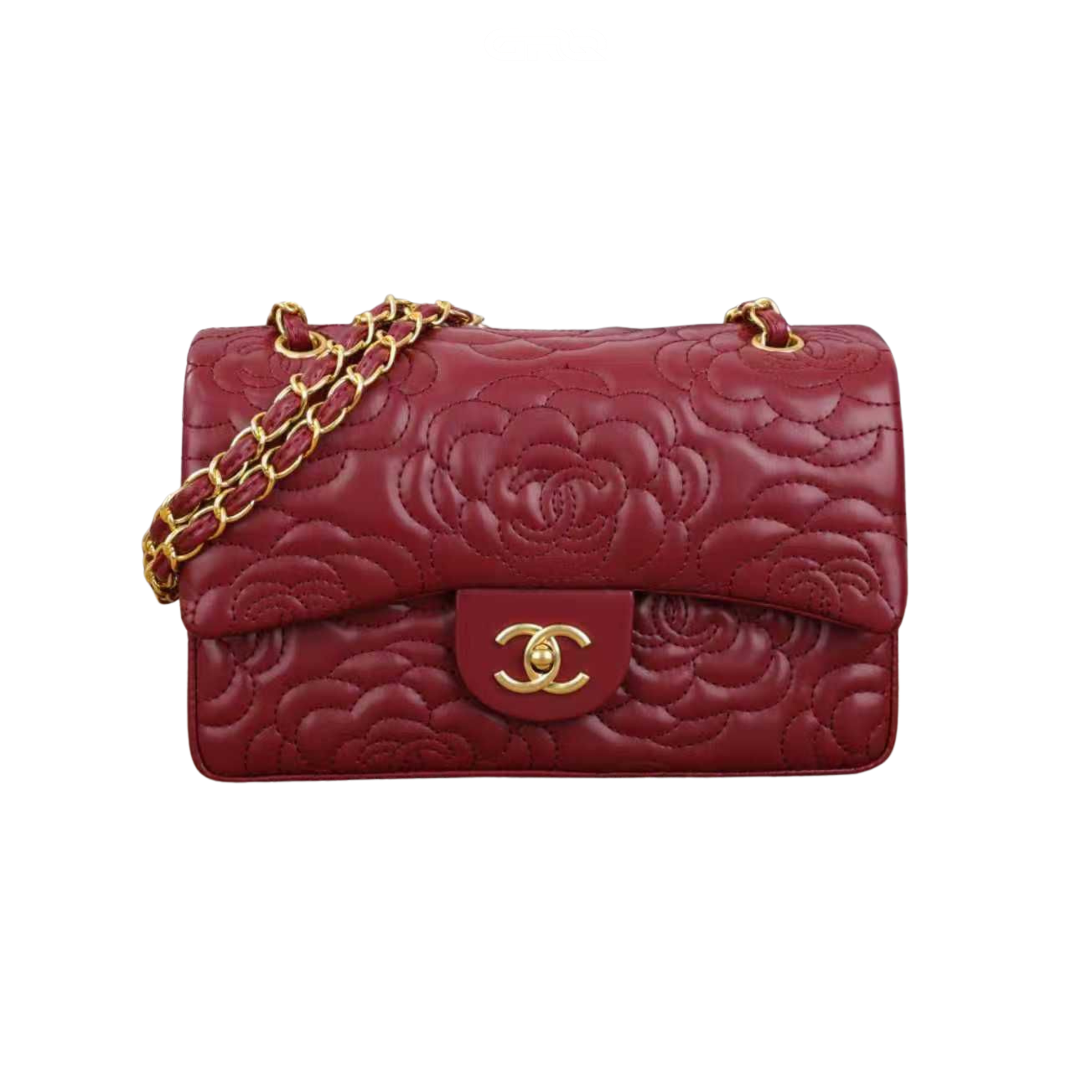 Dressy Classic Double Fl Red Bag