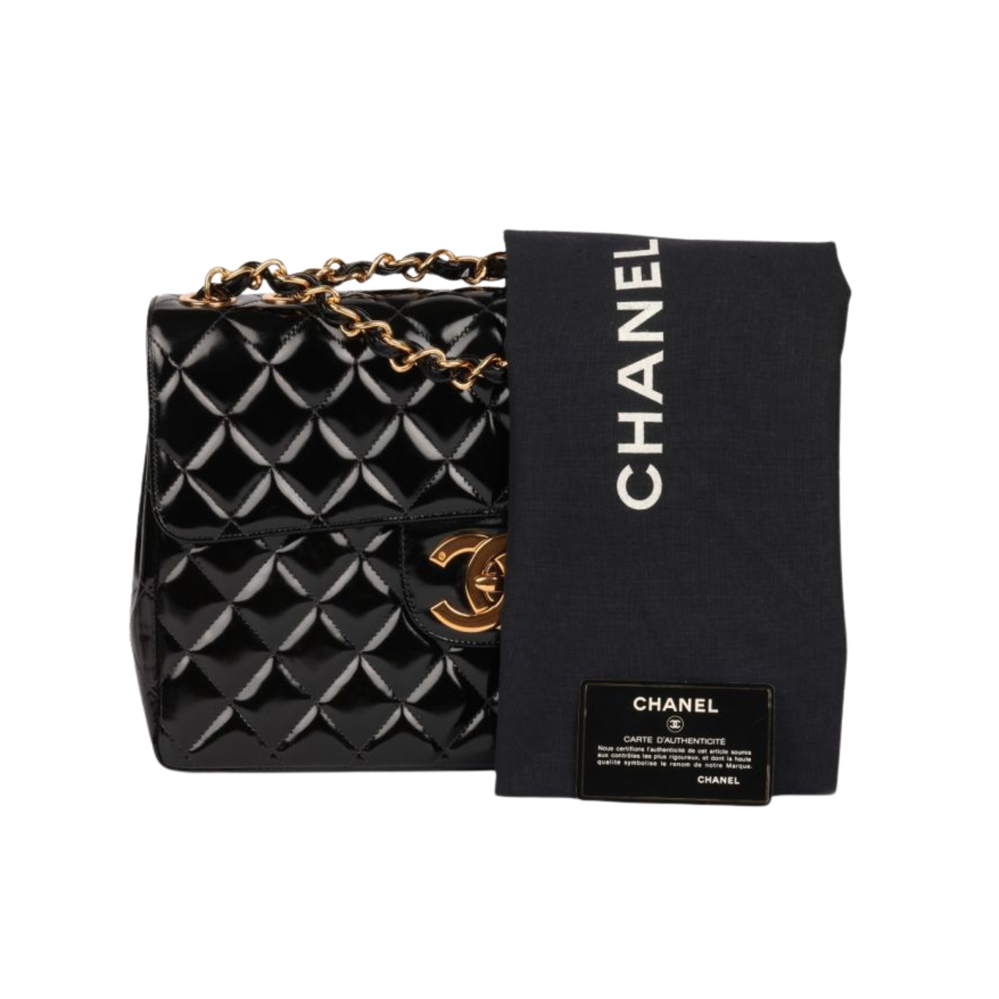 Detailed Classic Fl Black Bag - view 4
