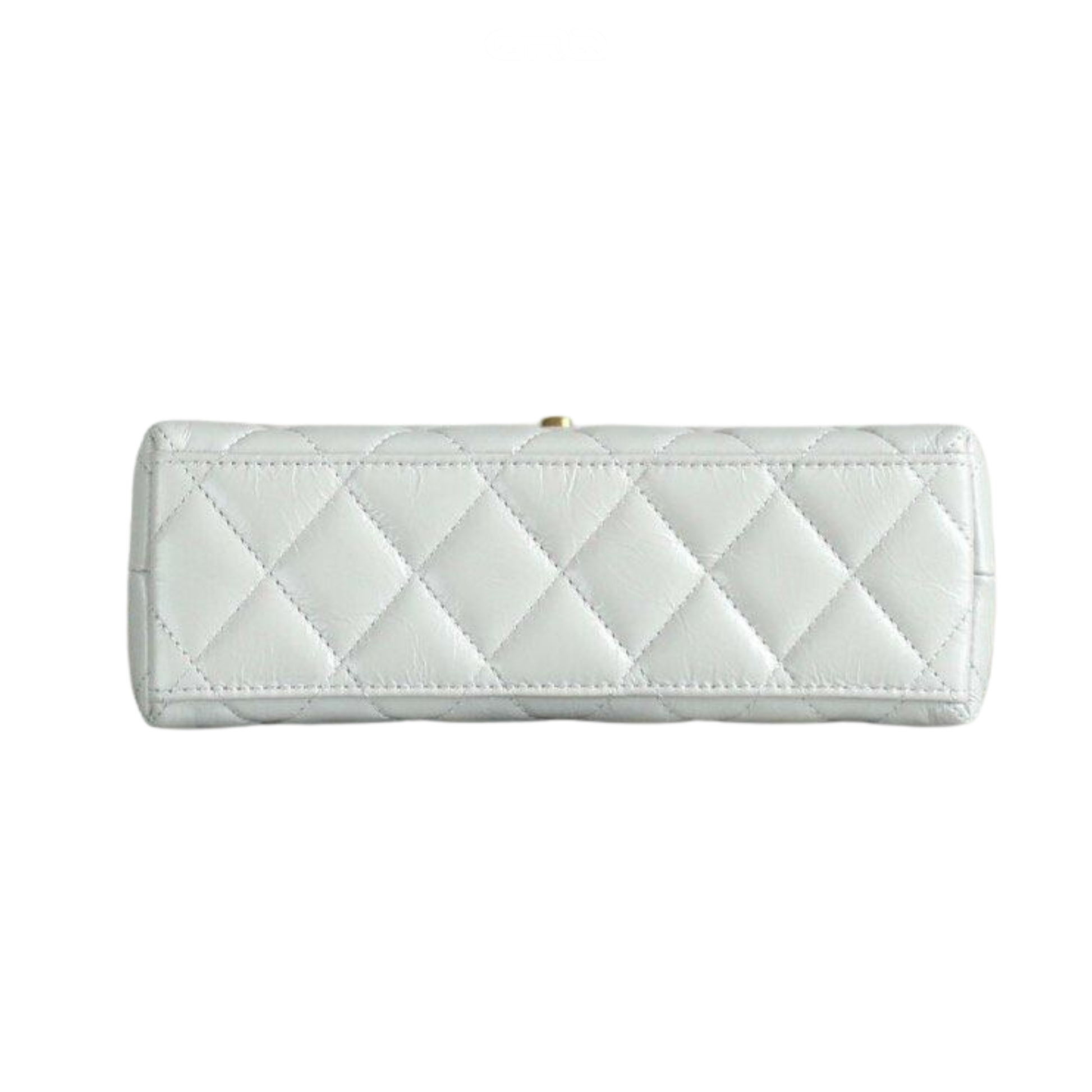 Premium-Look Structured Top-Handle Nano Calfskin Bag - view 3
