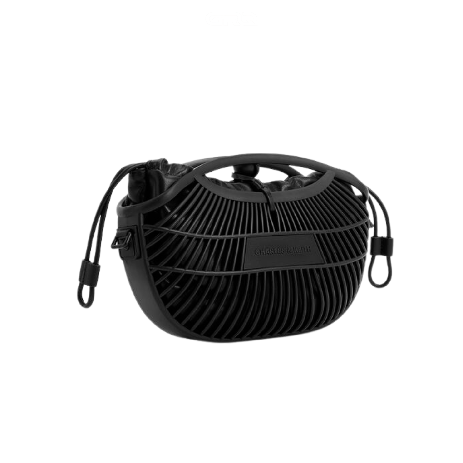 Polished Mini Calypso Fan Curved Handle Bag - view 2