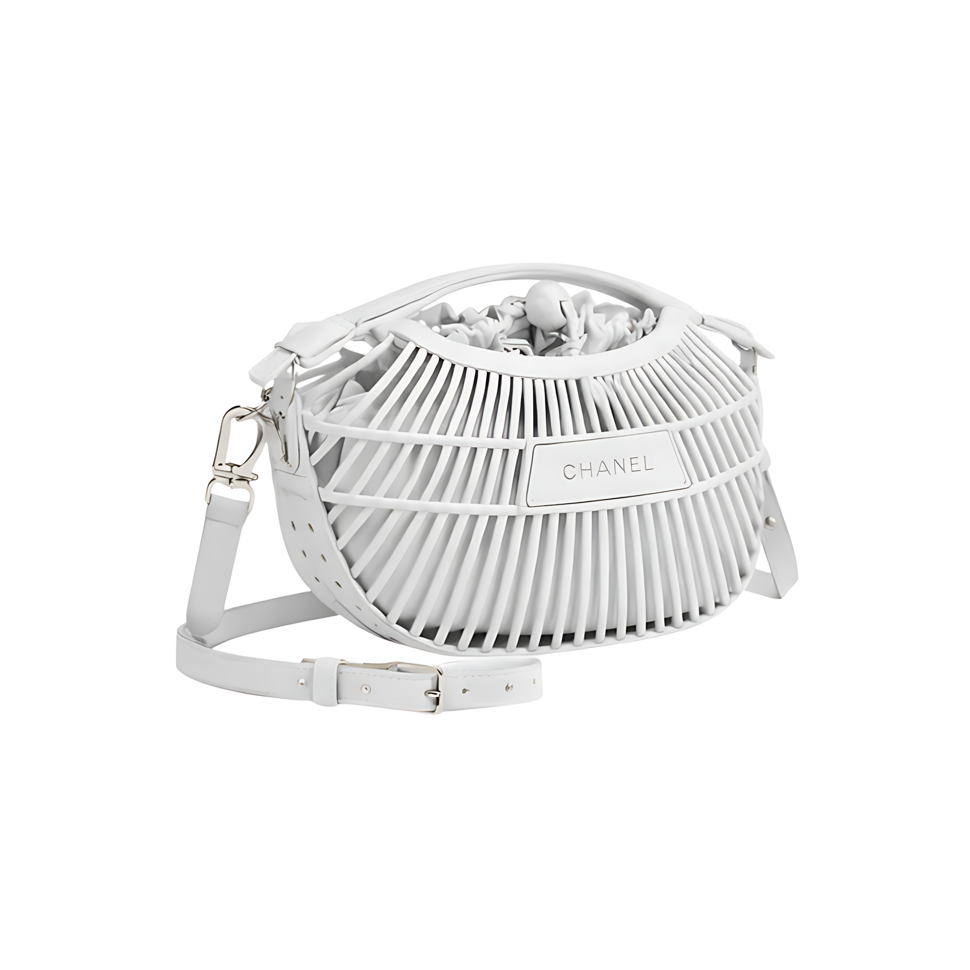 Modern Mini Calypso Fan Curved Handle Bag - view 2