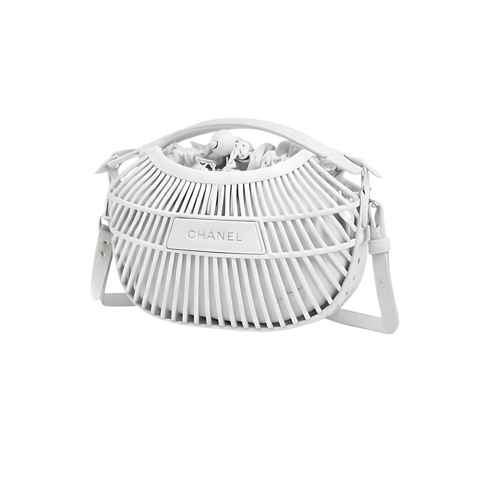 Modern Mini Calypso Fan Curved Handle Bag - view 3