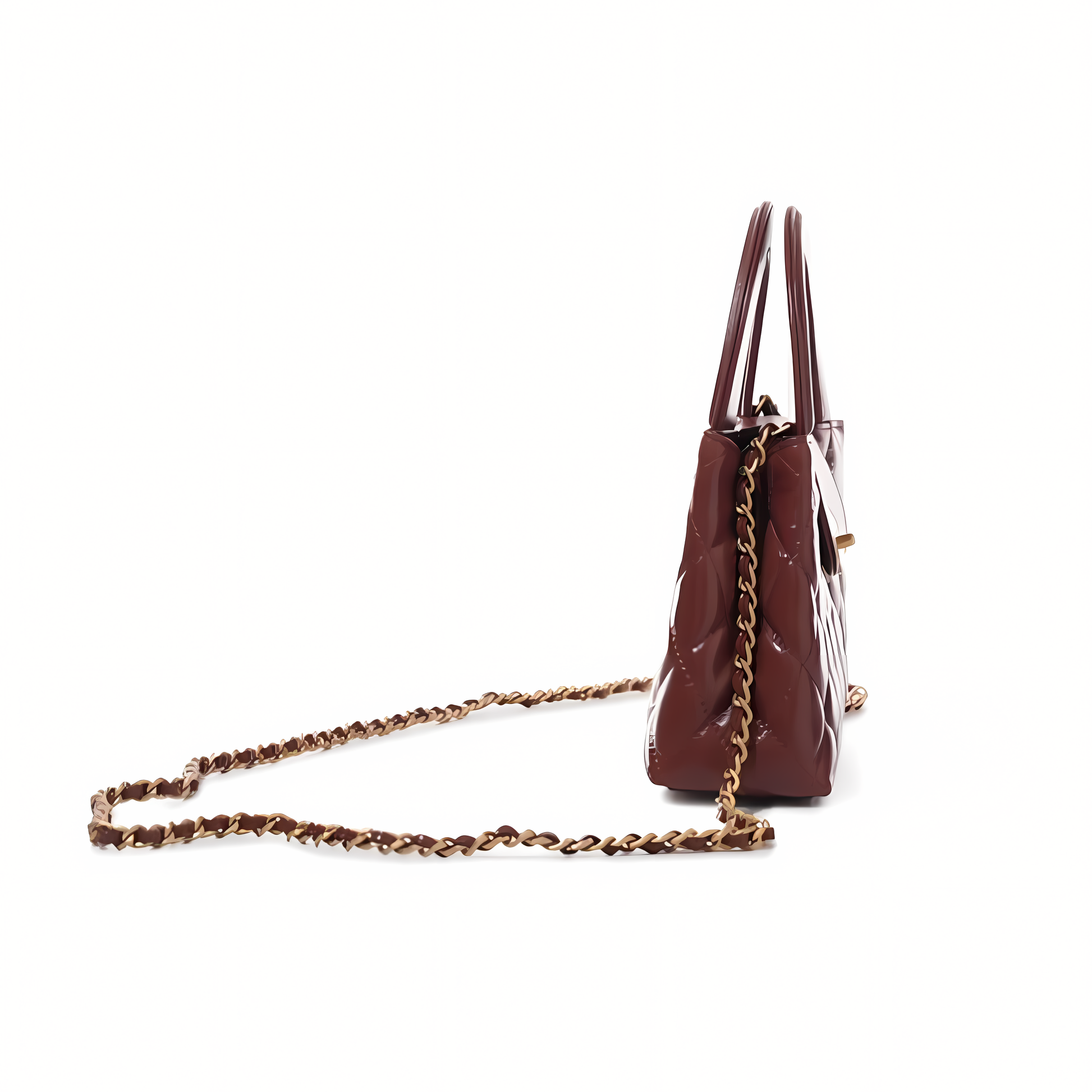 Modern Coco Handle Mini Fl Quilted Lambskin Bag - view 2