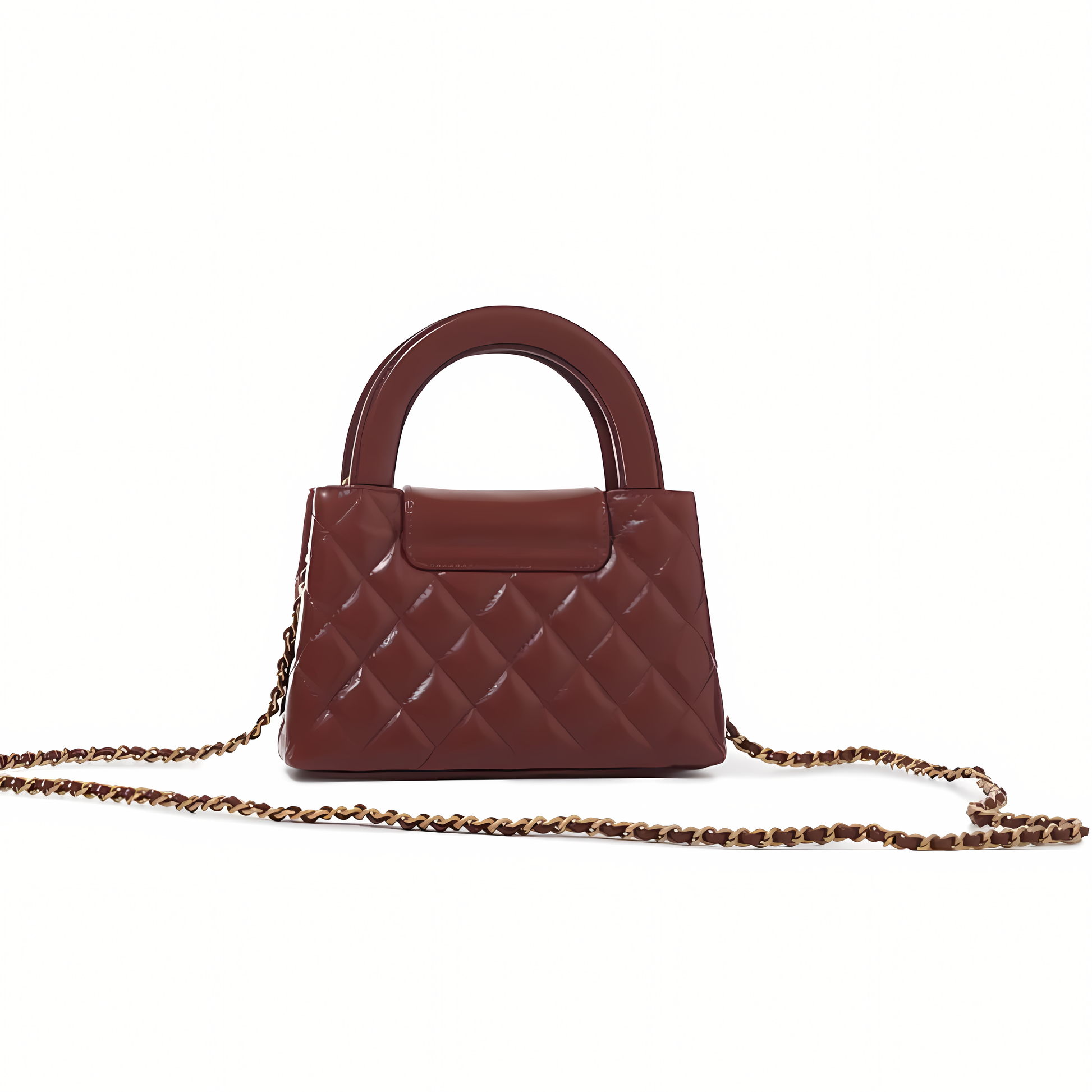 Modern Coco Handle Mini Fl Quilted Lambskin Bag - view 3