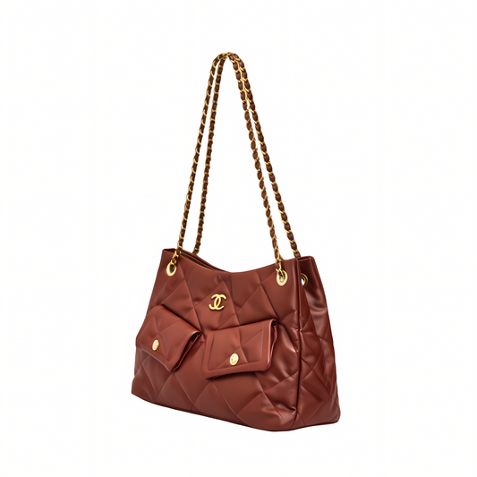 Timeless 25 Small Hobo Suede Burgundy Bag - view 2