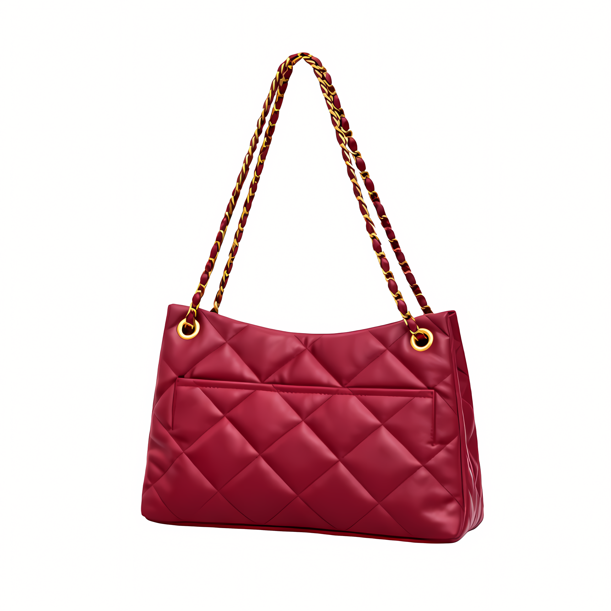 Elevated 25 Small Hobo Suede Red Bag - view 3