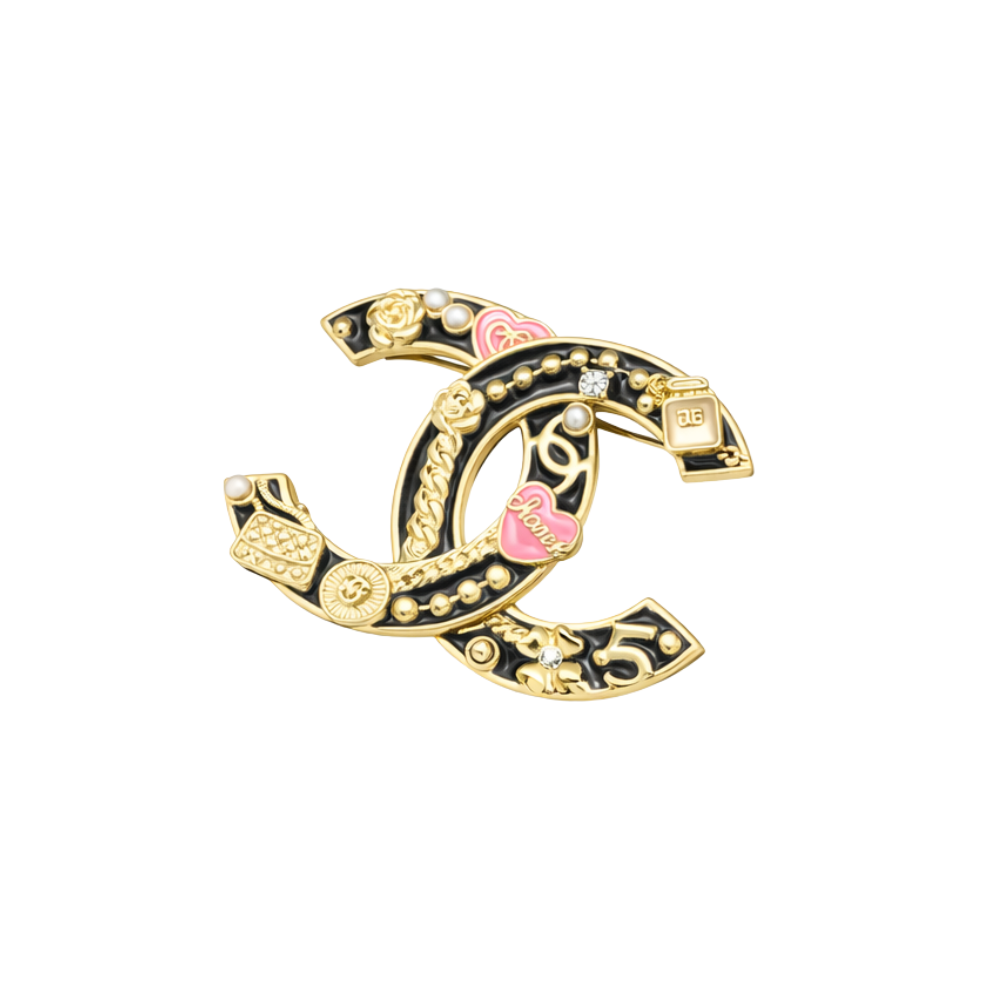 Statement Quilted Heart Cc Logo Pearl Station