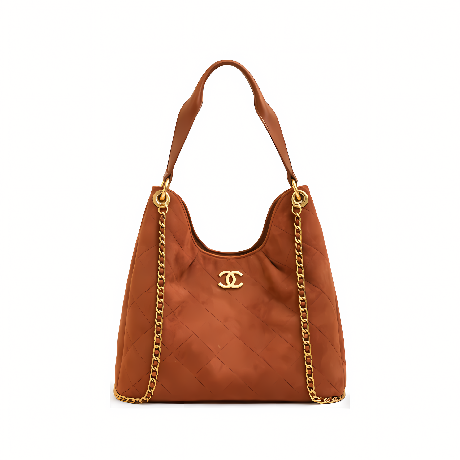 Everyday-Luxe City Zip Tote Signature Canvas Mahogany Brown