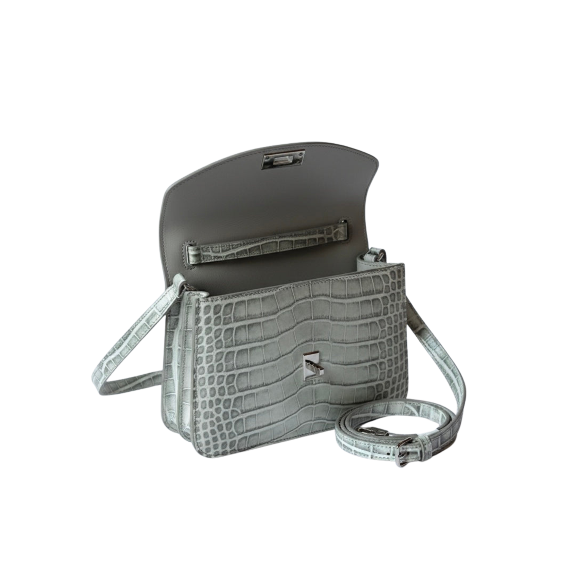 Elegant Constance 18 Matte Crocodile Bag - view 3